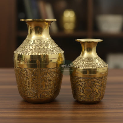 Brass Butte Gagri traditional Nepali water vessel