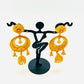 Nepali traditional earrings gold plated design