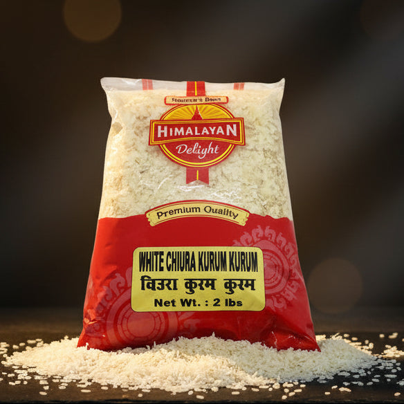 Nepali White Beaten Rice Chiura popular snacks