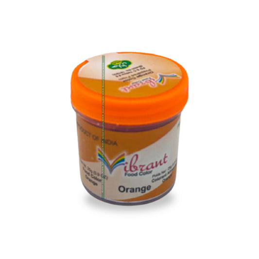vibrant orange food color