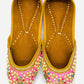 Punjabi Women’s Festive Flat Jutti – Fabric & Foam