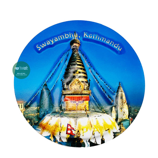 Swayambhu fridge magnet Nepal souvenir