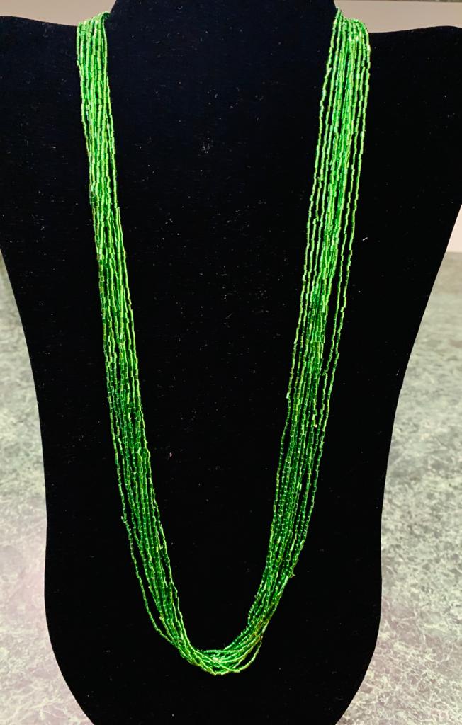 Classic Glass Bead Pote Necklace