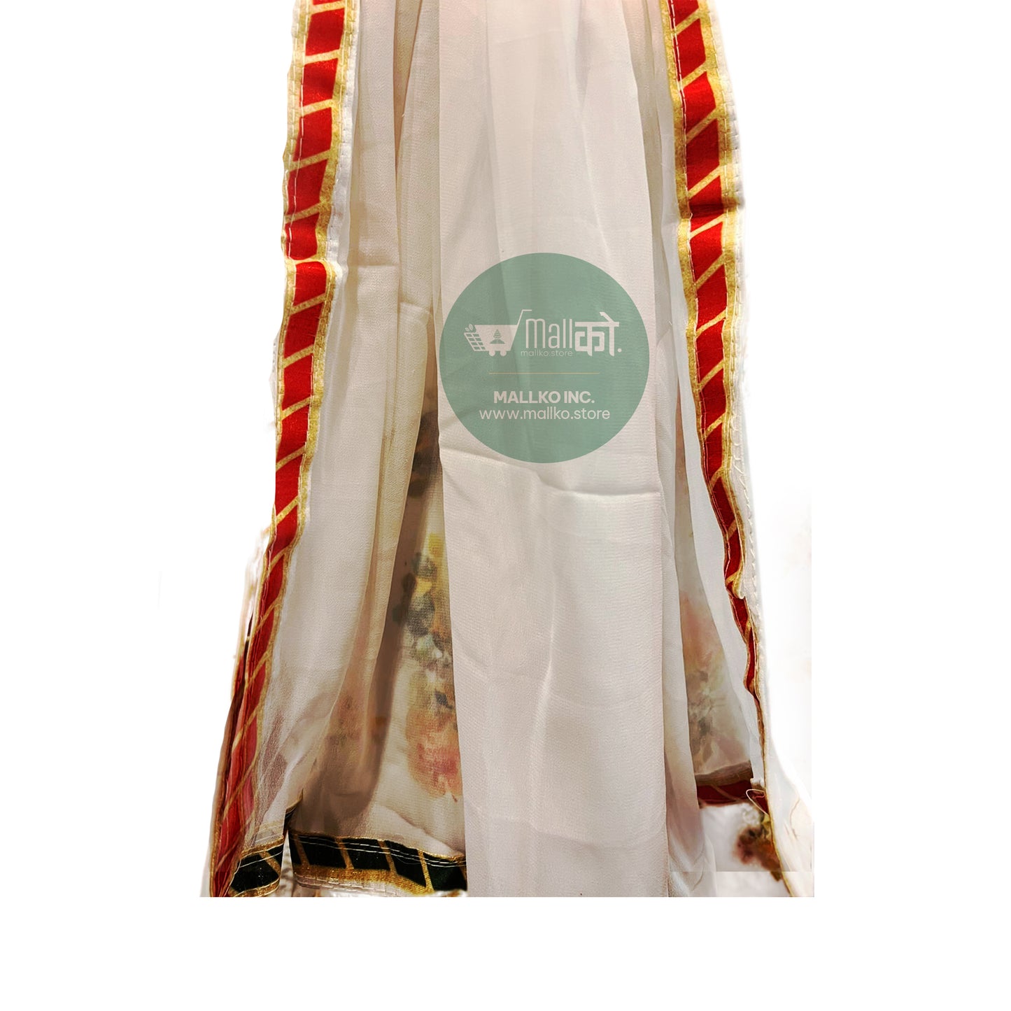 White Sleeveless Kurti with Side Slits and Palazzo