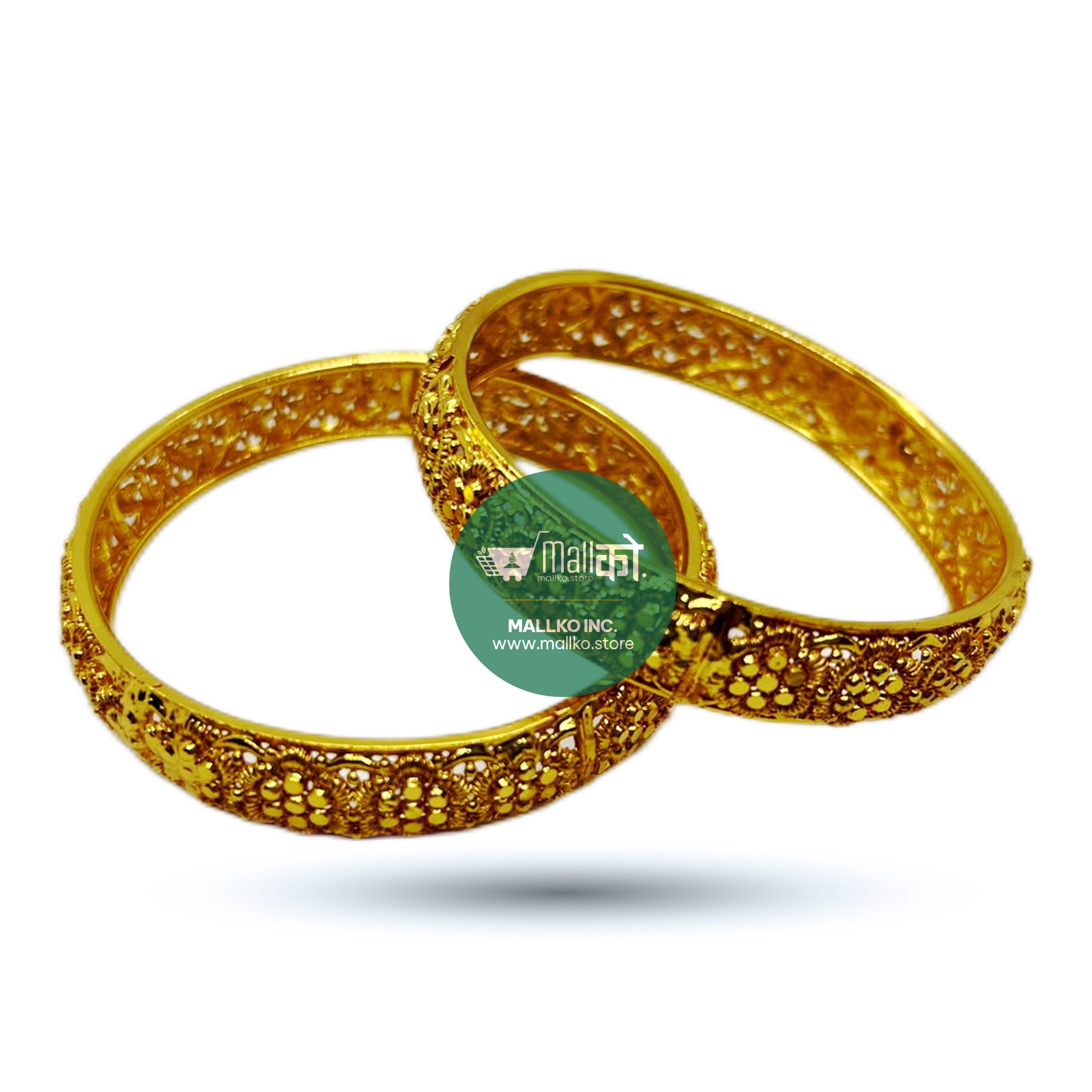 Traditional Gold Look Bangles  Party Wear