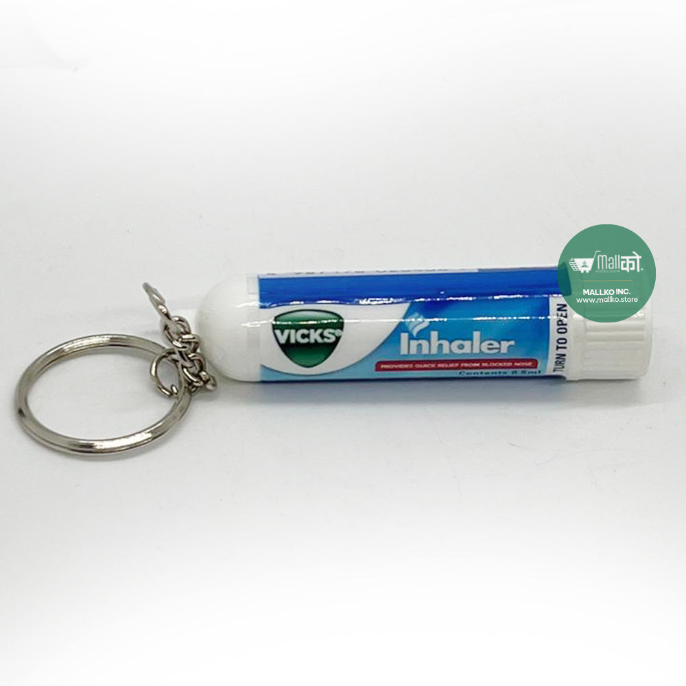 Vicks inhaler with keychain