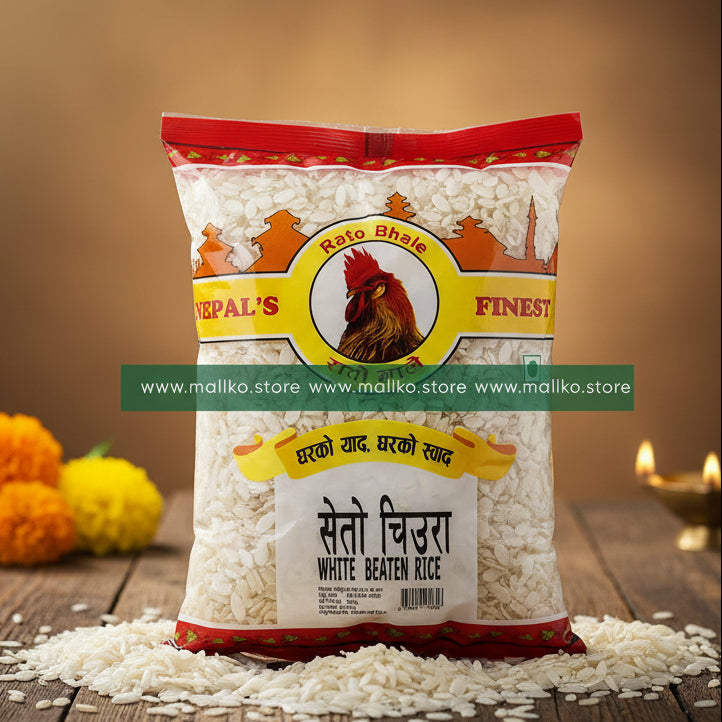 Beating Rice White Beaten Rice Nepali Chiura - Mallko Online Store in the USA – Mall ko