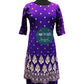 Women’s Violet Straight Cut Kurti beauiful design