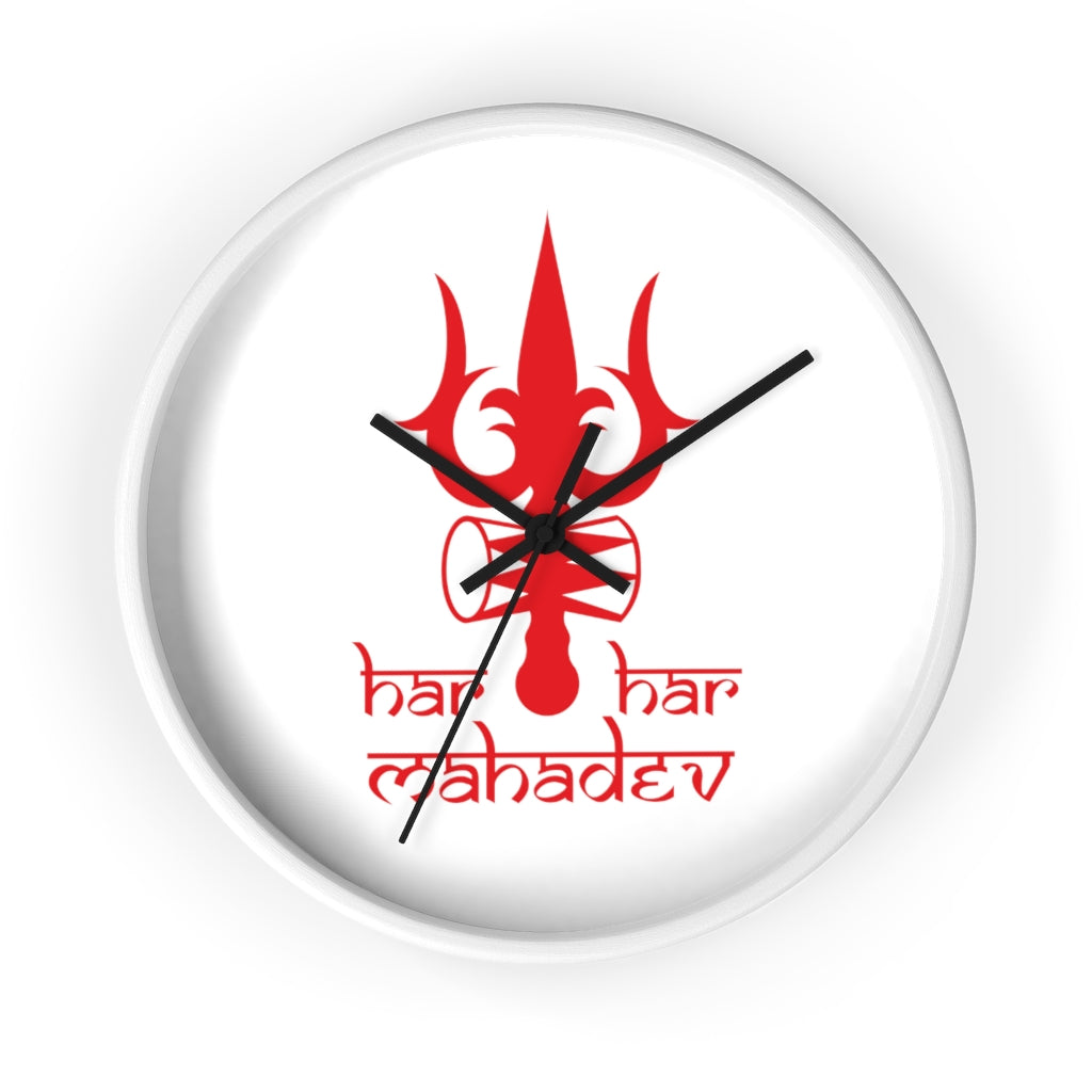 HAR HAR MAHADEV WALL CLOCK