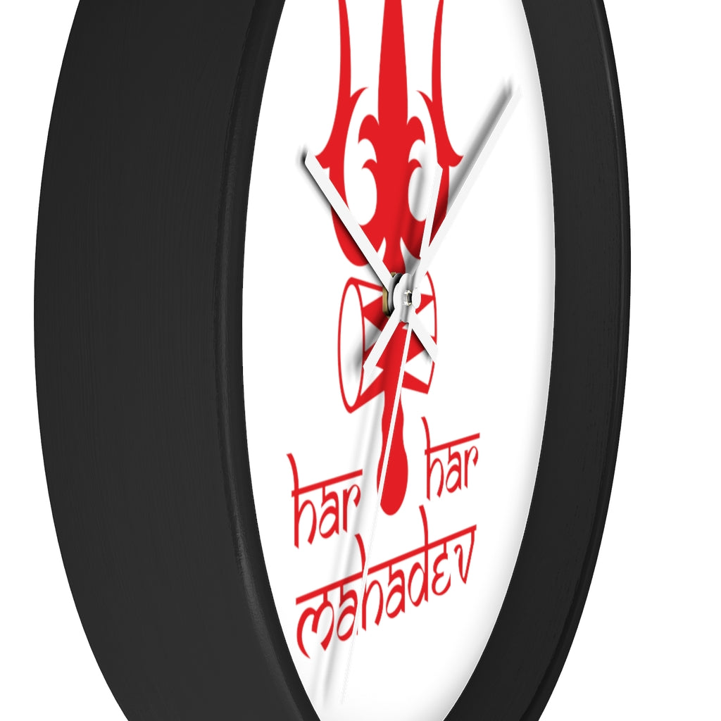 HAR HAR MAHADEV WALL CLOCK