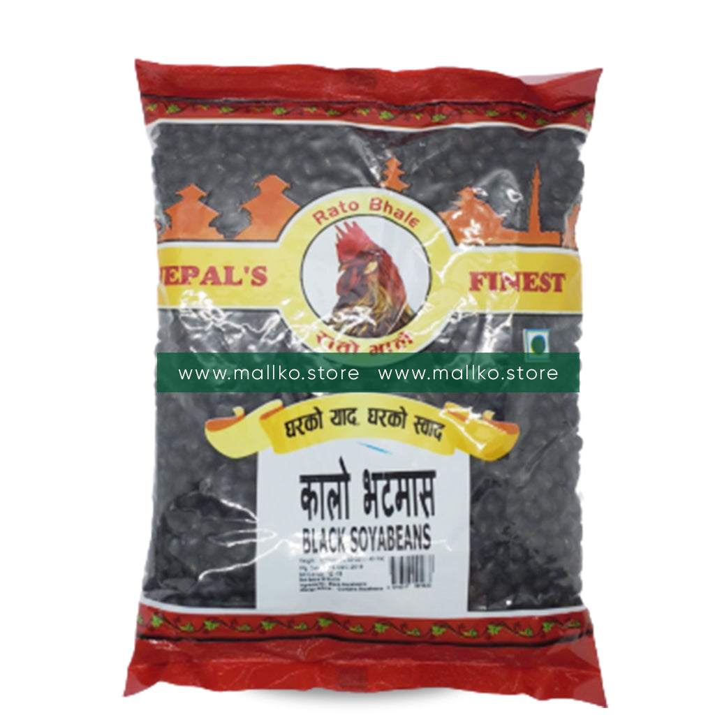 Black Nepali Soyabeans - KALO BHATMAAS
