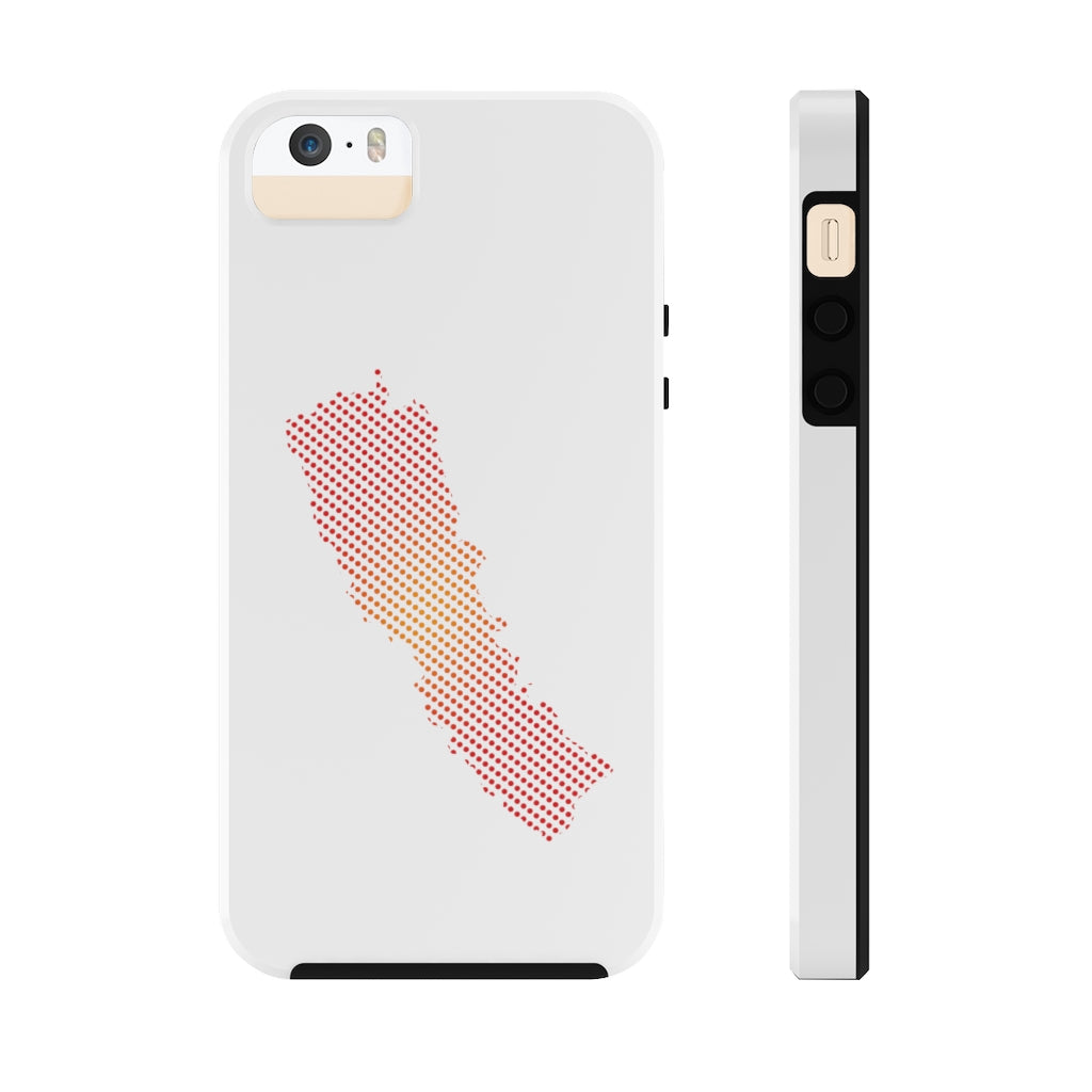 Touch and Light Weight Phone case with New Map of Nepal dots