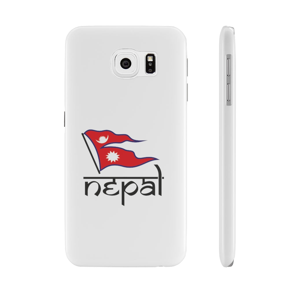 Flag of Nepal printed Super Slim Phone Case