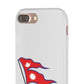 Flexi Phone Case with Nepali Flag
