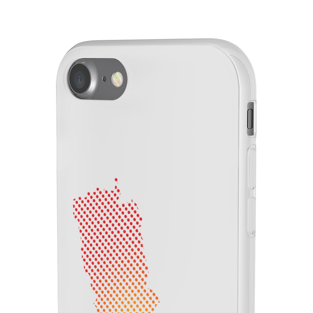 New Map of Nepal printed Flexi Phone Case