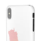 Slim Phone Case with Nepali New Map Dots पातलो