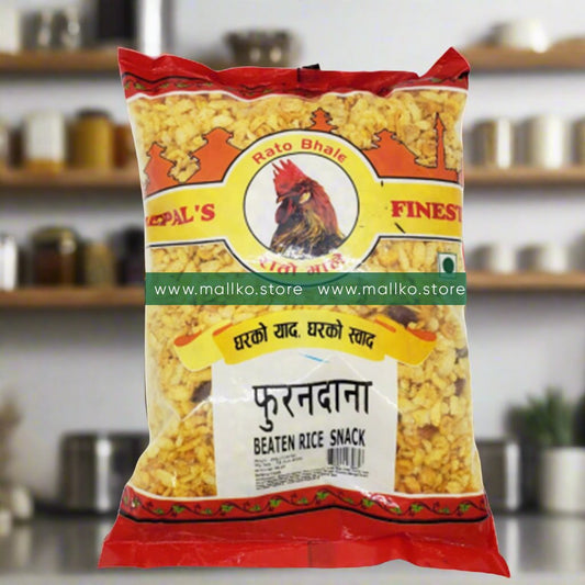 Rato Bhale Furandana Beaten Rice Snack