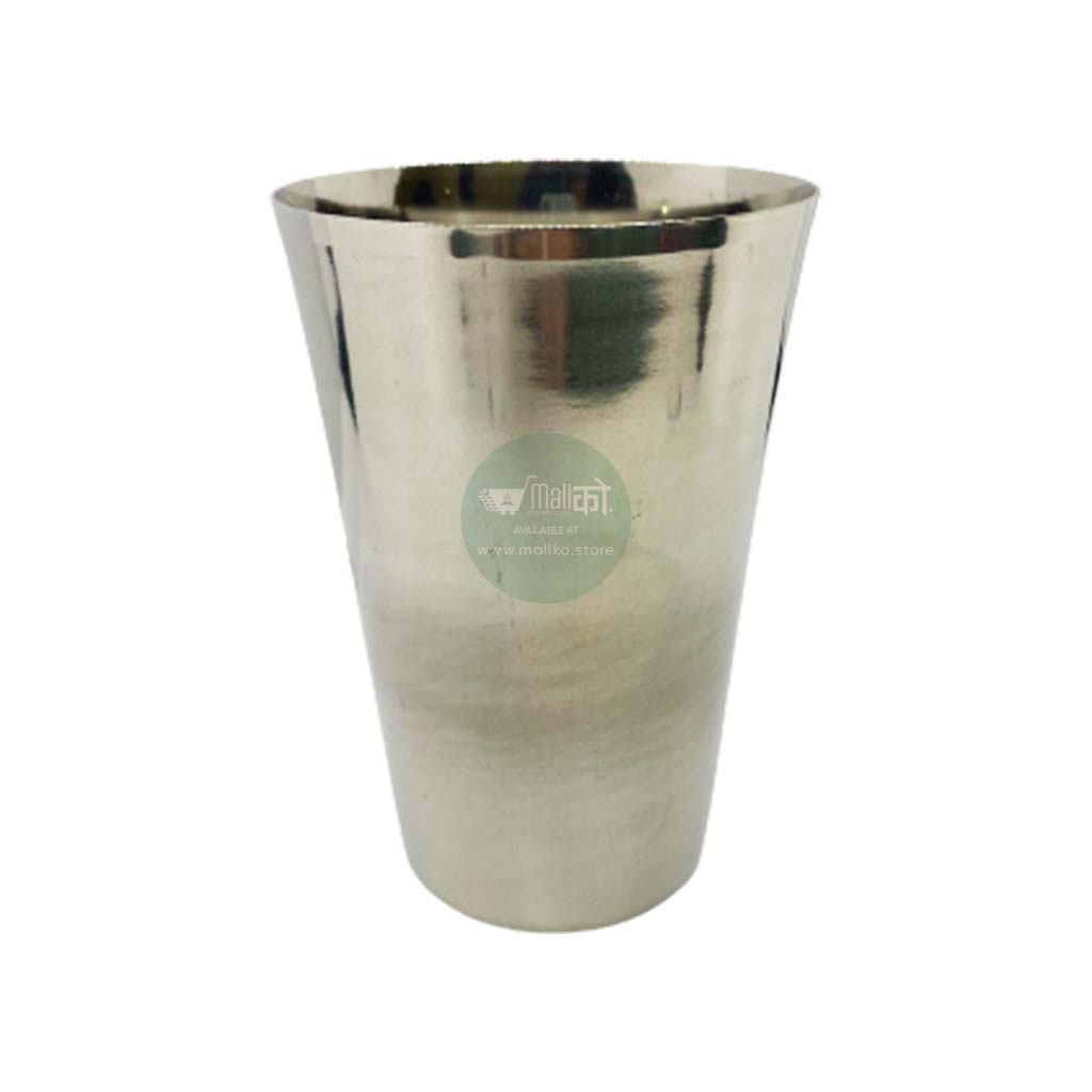 steel drinking glass