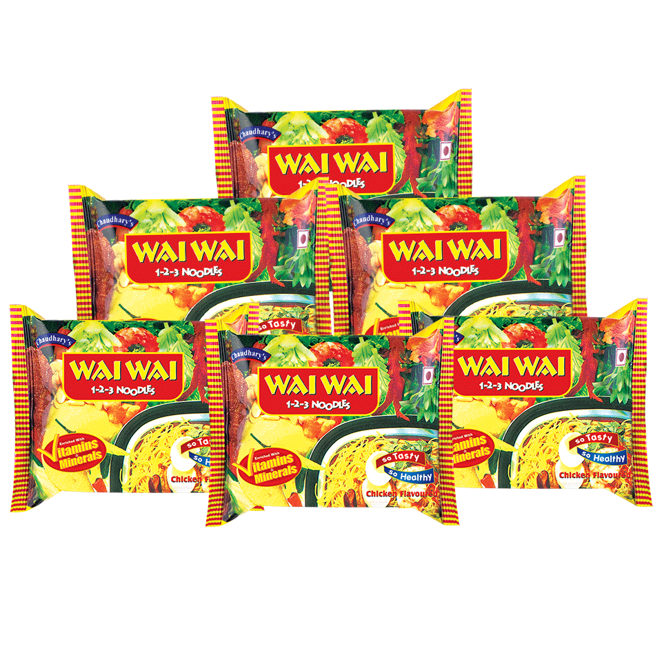 wai wai chicken noodles 1-2-3