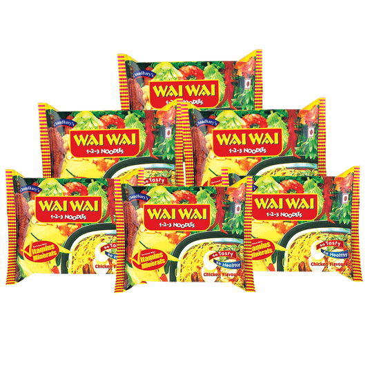 wai wai chicken noodles 1-2-3